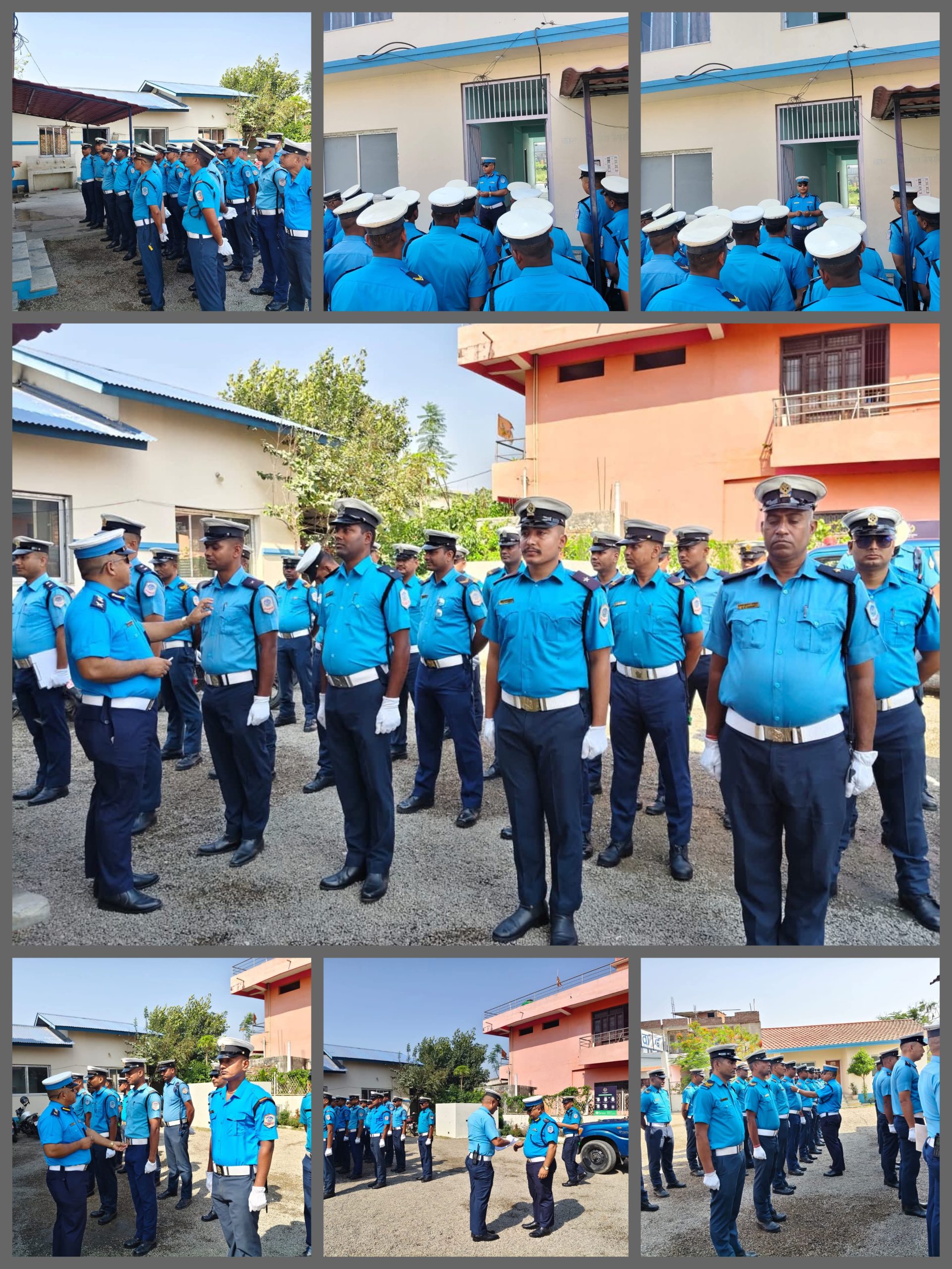 ट्राफिक व्यवस्थापन सुदृढ गर्न धनुषामा निरीक्षण तथा ब्रिफिङ