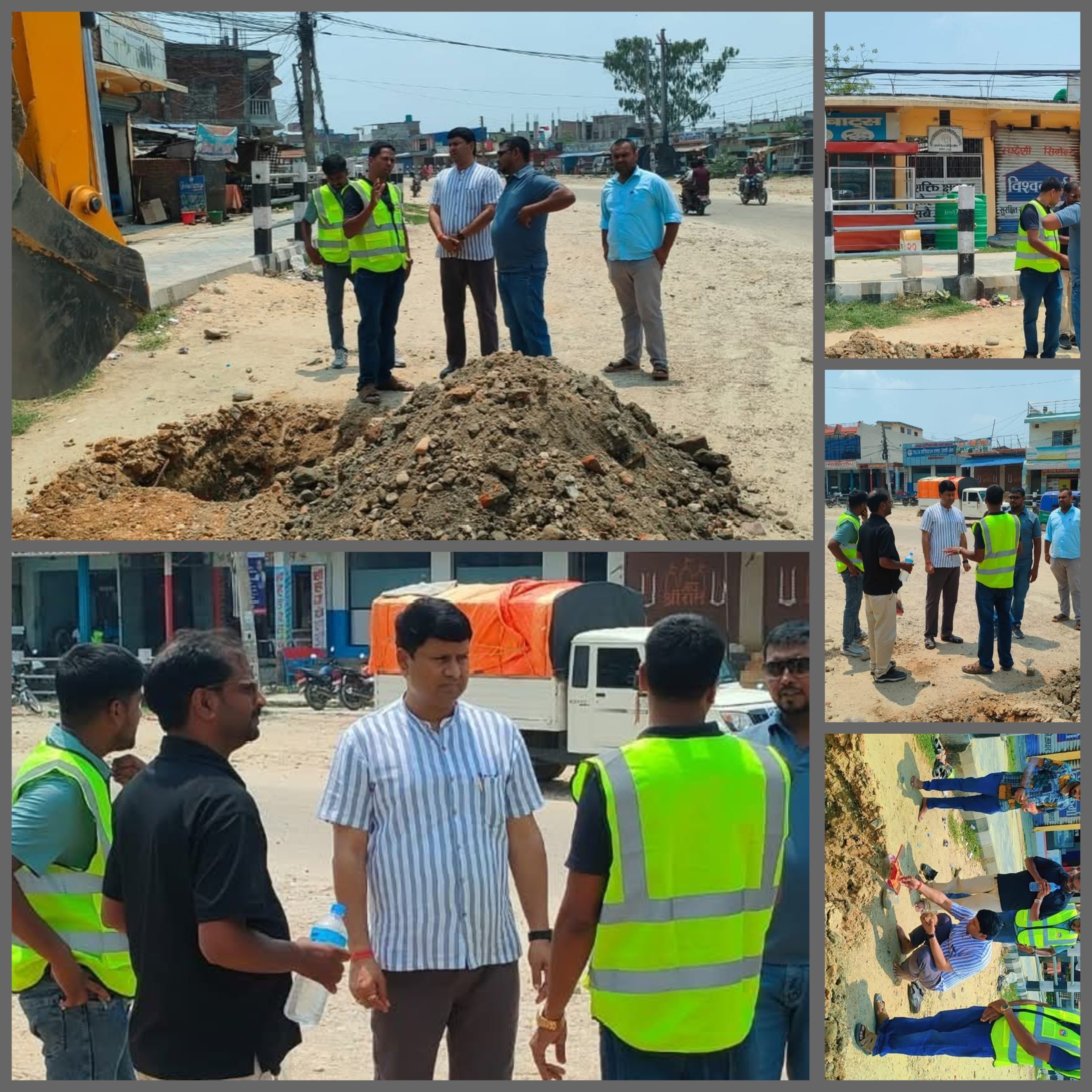 सिरहा नगरपालिकाको मुख्य सडकमा कालोपत्रे कार्य सुरु, नगर प्रमुख डा. यादव ले भने– “विकासलाई तीव्रता दिएका छौं”